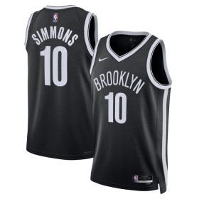 Dres Brooklyn Nets Ben Simmons 10 Nike 2022-23 Icon Edition Crno Swingman